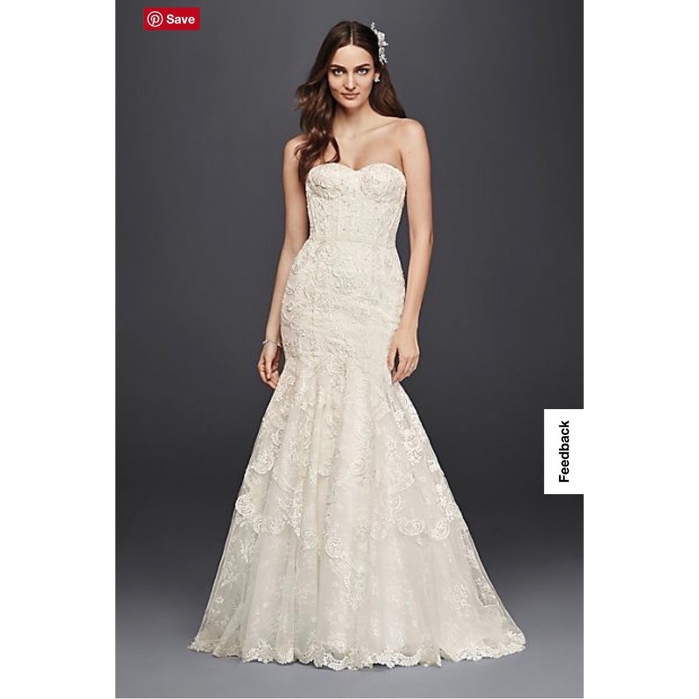 Galina Signature Ivory Wedding Gown.